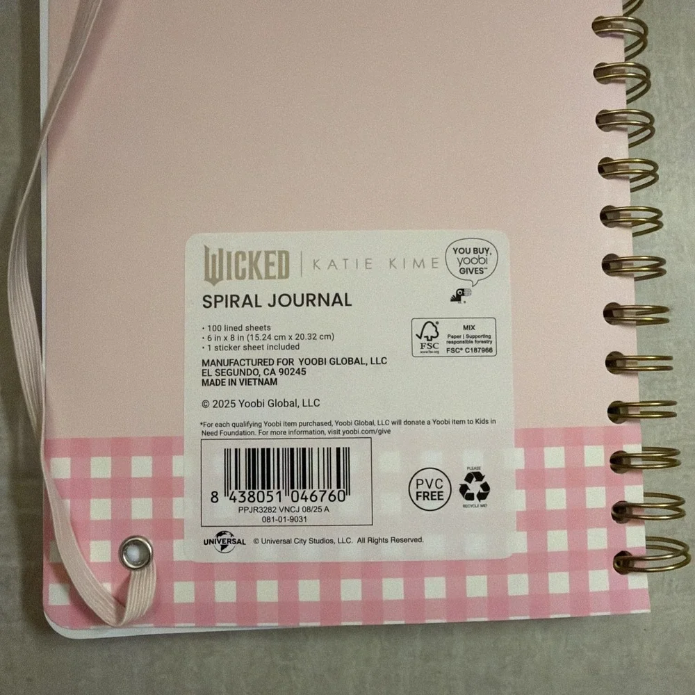 Wicked Spiral Journal KATIE KIME PINK 6
